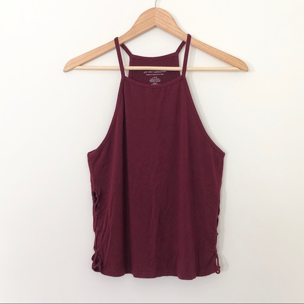 Burgundy Tank Top